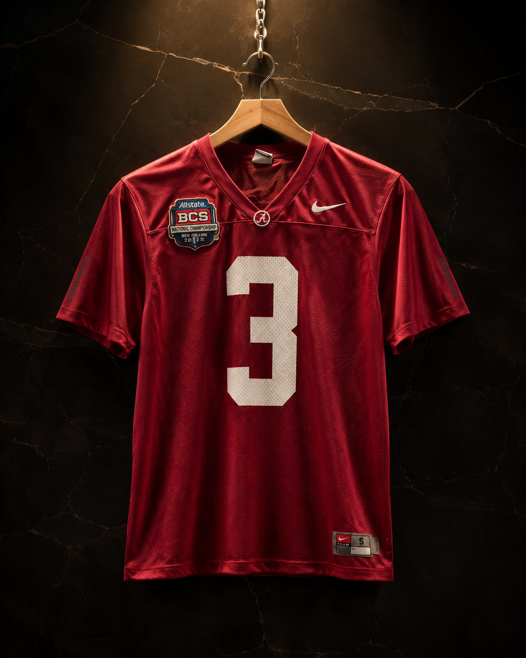 Alabama Crimson Tide Nike NCAA Jersey – #3 – BCS National Championship 2012