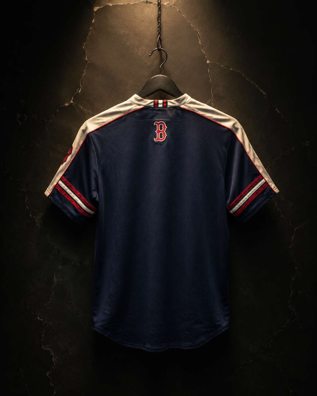Boston Red Sox MLB Baseball Jersey – Navy Blue Vintage Style