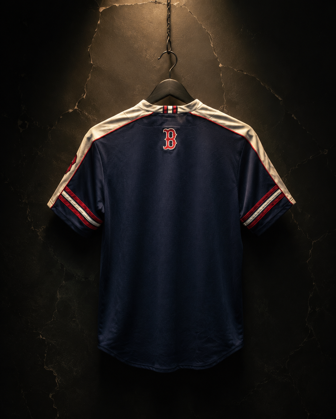 Boston Red Sox MLB Baseball Jersey – Navy Blue Vintage Style