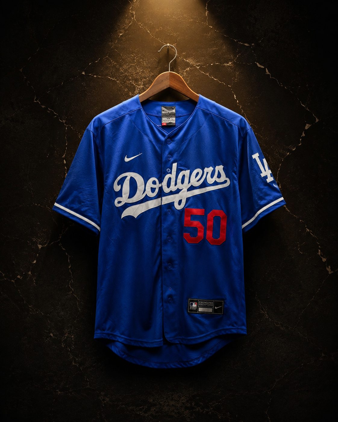 Los Angeles Dodgers Nike MLB Jersey – Mookie Betts #50 – Blu Away